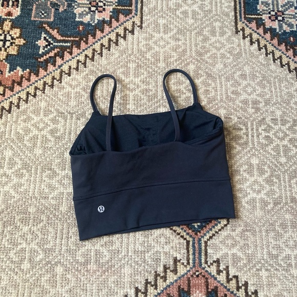 [Lululemon] NWOT Wunder Train Strappy Tank Top Black 4 + Free Lulu Tote Bag - Picture 4 of 7